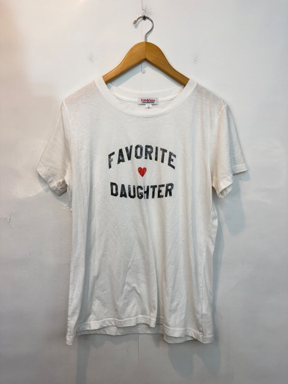 Erin & Sara x Sub.urban Riot Favorite Daughter Graphic Tee Size Medium White